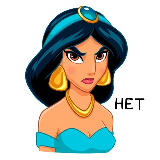 jasmim, adesivos de jasmim, princesa jasmine