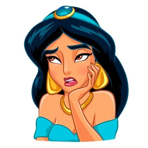 jasmim, adesivos de jasmim, princesa jasmine