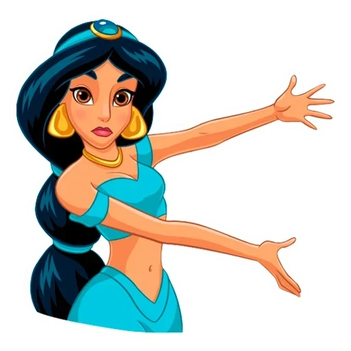 jasmine, jasmine stickers, princess jasmine