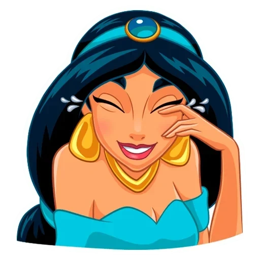 jasmin, autocollants du jasmin, princesse jasmine