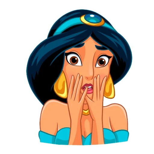 jasmine, jasmine stickers, princess jasmine