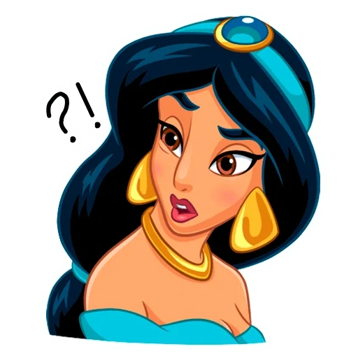jasmine, jasmine stickers, princess jasmine