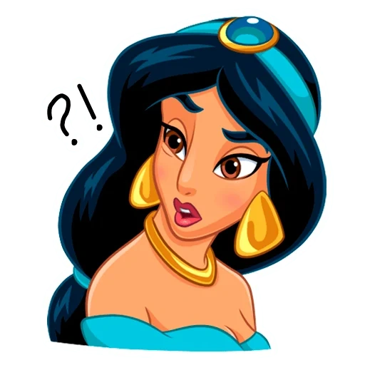 jasmine, adesivo de jasmim, princesa jasmine