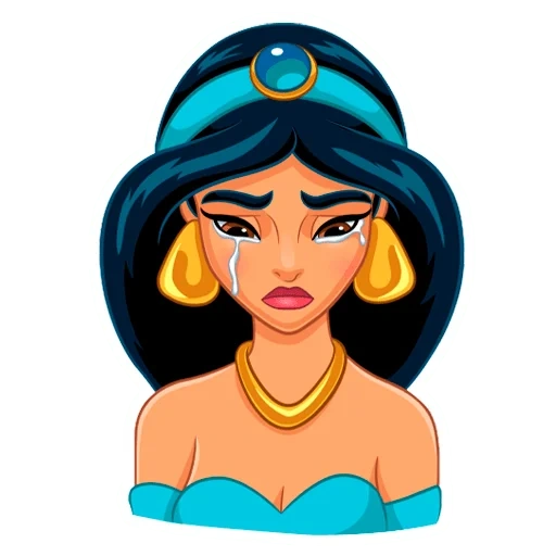 jasmine, jasmine stickers, princess jasmine