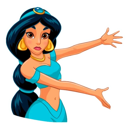 jasmine, jasmine stickers, princess jasmine