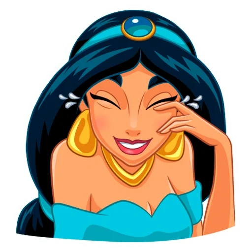 jasmine, jasmine stickers, princess jasmine, jasmine 21 century blonde hair