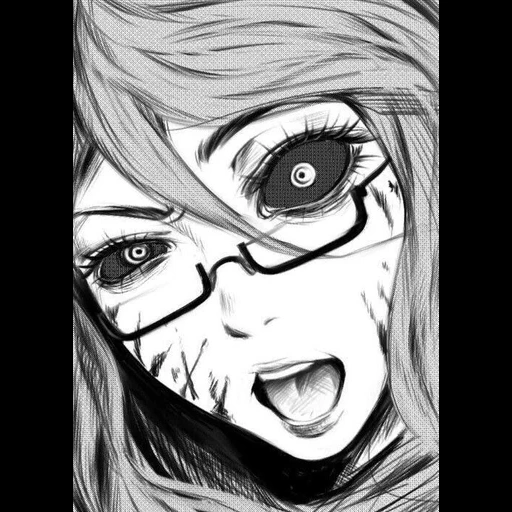 manga, image, manga anime, tokyo ghoul, manga risa kamishiro