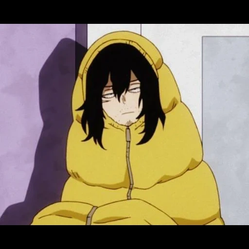 chico de animación, aizawa shouta, animación divertida, papel de animación, chico personaje de animación