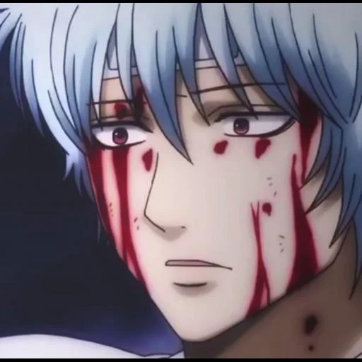 gintama, anime gintama, gintoki cries, gintama death, anime gintama gintoki evil