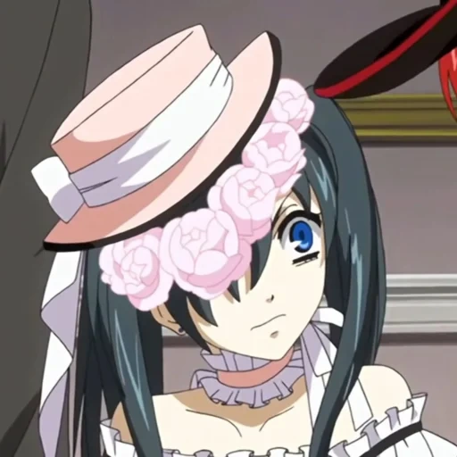 ciel, ciel phantomhive, dark butler 1 temporada, vestido de mordomo escuro, dark butler maid siel