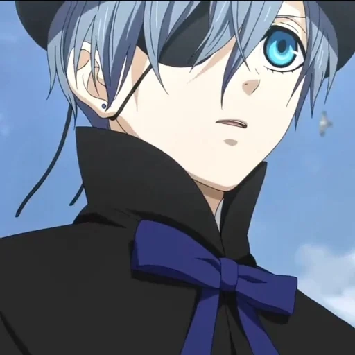 ciel phantomhive, ciel phantomhew shock, anime ciel phantomhew, ciel phantomhew sonrisas, butler oscuro ciel phantomhew smile