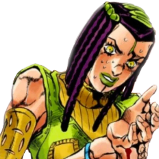 ermes jojo, hermes jojo manga, ermes costello jojo, hermes costello jojo, hermes costello tod