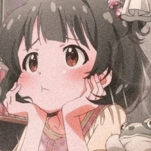 yui chan, figura, criatividade de animação, animação é fofa, menina anime