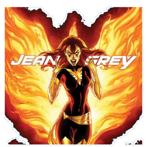 jean grey, джина грей, тёмный феникс марвел, джин грей темный феникс, scott campbell jean grey