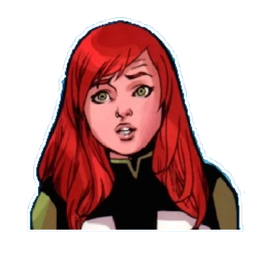 x men, девушка, jean grey, комикс-арт, персонажи комиксов