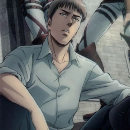 tetangga, anime guys, jean kirsstein, jean kirstein, serangan titanes jean