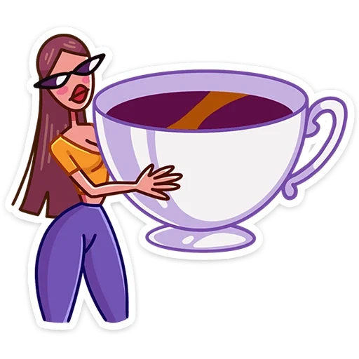 by the way, cup of tea clipart