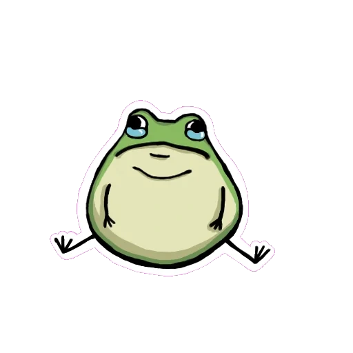 adesivos telegram frog, adesivos para telograma, adesivos de adesivos adoráveis, adesivo de sapo, adesivos de sapo telegramas