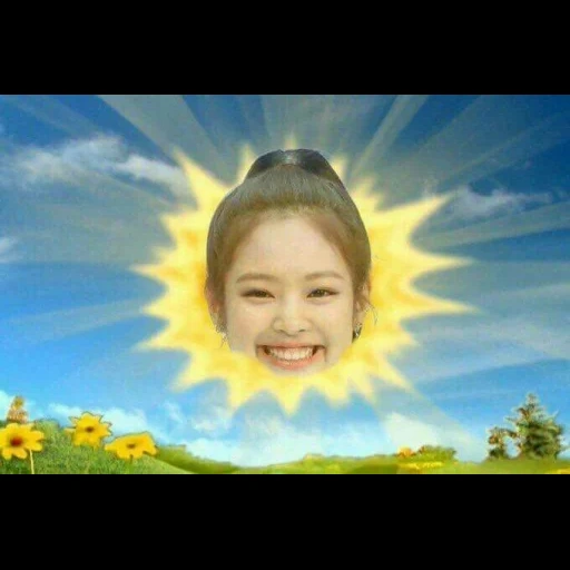 twice, asiático, sol, brillante sol, el sol del cielo