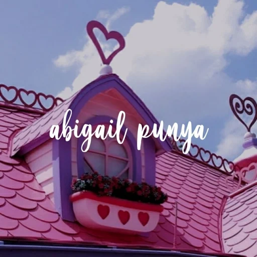 rumah merah muda, rumah kecil merah muda, fairy pink little house, pink little house mini mouse, rumah kecil merah muda