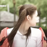 ponytail, girls korean, asian girls, asian hairstyles, beautiful asian girls