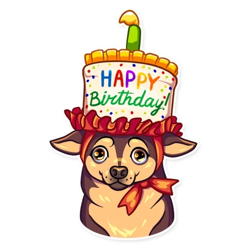 chiens, happy birthday dog, joyeux anniversaire corgi, joyeux anniversaire chien