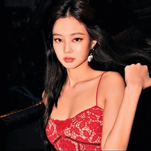 rose noir, jenny kim, somi blackpink, jennie blackpink, belles filles asiatiques