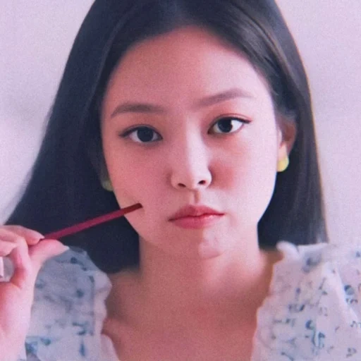 polvere nera, jennie blackpink, versione coreana delle ragazze, elle blackpink magazine, estetica di jenny blackpink