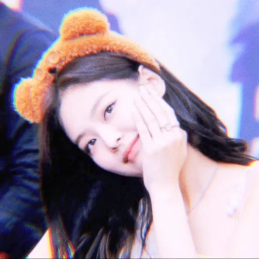 jenny kim, iu pink hitam, jennie blackpink, aktris korea, jennie blackpink fansign