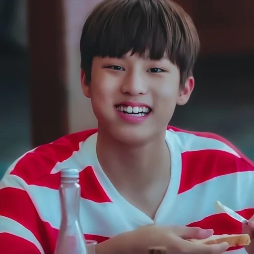 asiático, algodón, niño, cutie pie series, treasure jeongwoo