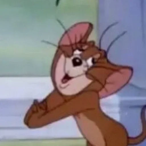 tom jerry, jerry mouse, kartun disney, jerry tikus yang tersinggung, tikus jerry tidak senang