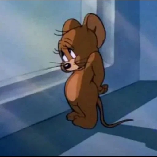 jerry, tom jerry, triste jerry, il mouse di jerry sta piangendo, il topo triste di jerry