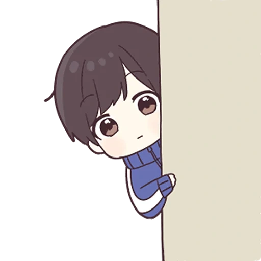 figure, anime nyasha, cartoon cute, cartoon characters, anime peeking