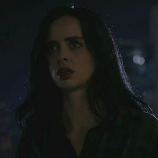 campo de la película, kristen ritter, jessica jones, mat vairo jessica jones, jessica jones trish walker beso