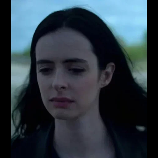 giovane donna, kristen, campo del film, jessica jones, kristen ritter