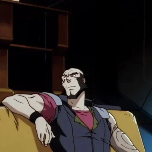 bebop, bi pop, the cowboy bibopp, staffel 1 episode 1, screenshot von cowboy bibop