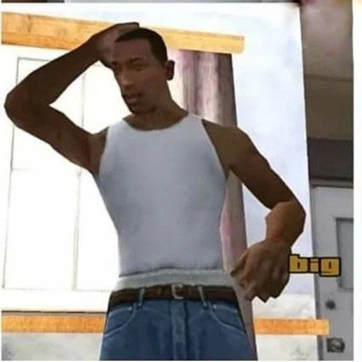 mème gta, mème gta, carl johnson, deb meme 2020 original, grand theft auto san andreas