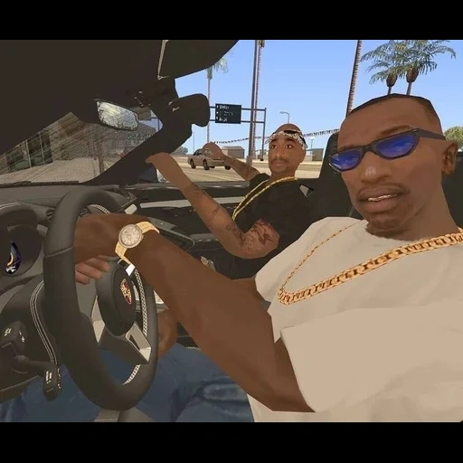 expressão azul, eu sou magaz c.j, cj gta san andreas, grand theft auto san andreas