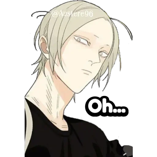 anime, anime boy, manhua bionda, jian yi 19 giorni, i personaggi degli anime