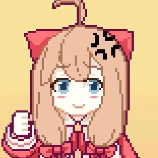 anime, gambar anime, pixel anime, anime lukisan, seni pixel anime