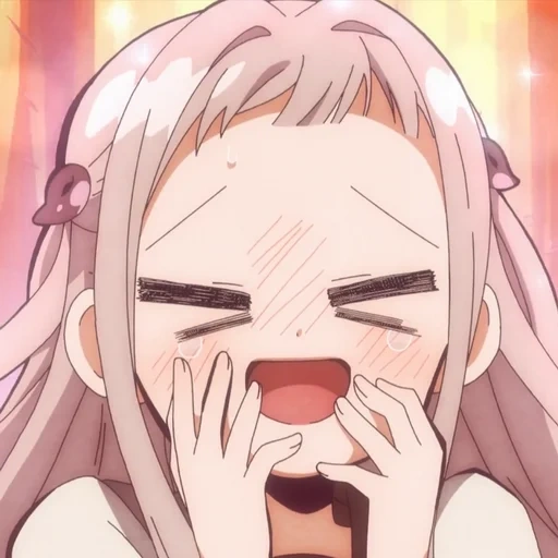 ahegao, ahegao kaguya, ahegao est rose, personnages d'anime, anime esthétique hanako