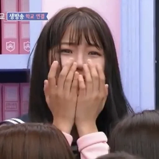 asian, the girl, gfriend eunha, gesicht einer koreanischen frau, produce 48 finale