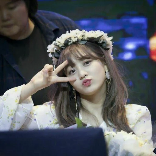 dos veces, dos veces jihyo, dos veces flores, jihyo fansign, dos veces myoui mina