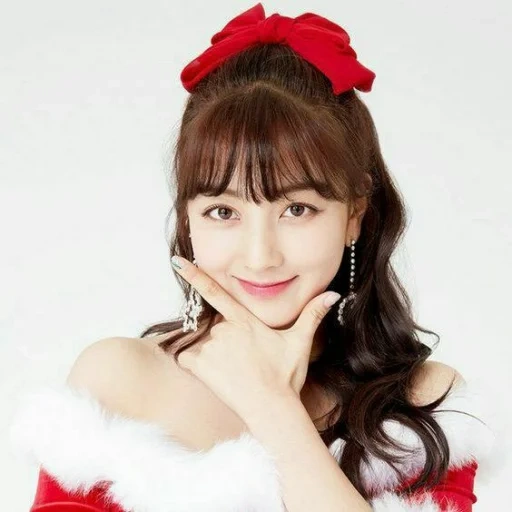 dos veces, dos veces jihyo, dos veces nayón, jihyo de navidad dos veces, dos veces jiceo de navidad