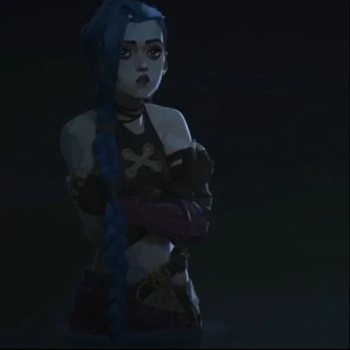 jinx, jinx, humano, personagens, irmã jinx