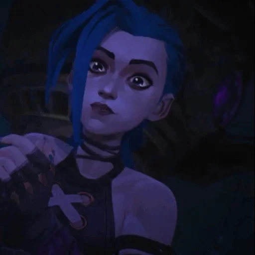 jinx, anime, jinx chora arkyn, legends da liga jinx, visualização das lendas da arkyn league