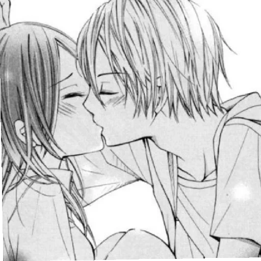 manga, manga of a couple, anime manga, anime kiss, anime pairs of manga