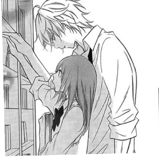 manga, manga pasangan, manga anime, ciuman manga, manga sempurna pasangan