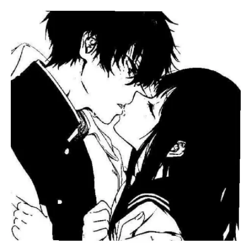 anime manga, anime kiss, anime arts of a couple, anime pairs of manga, anime pair drawing