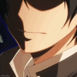 anime, anime clip, dazai grin, anime characters, the front of the bloody blockade